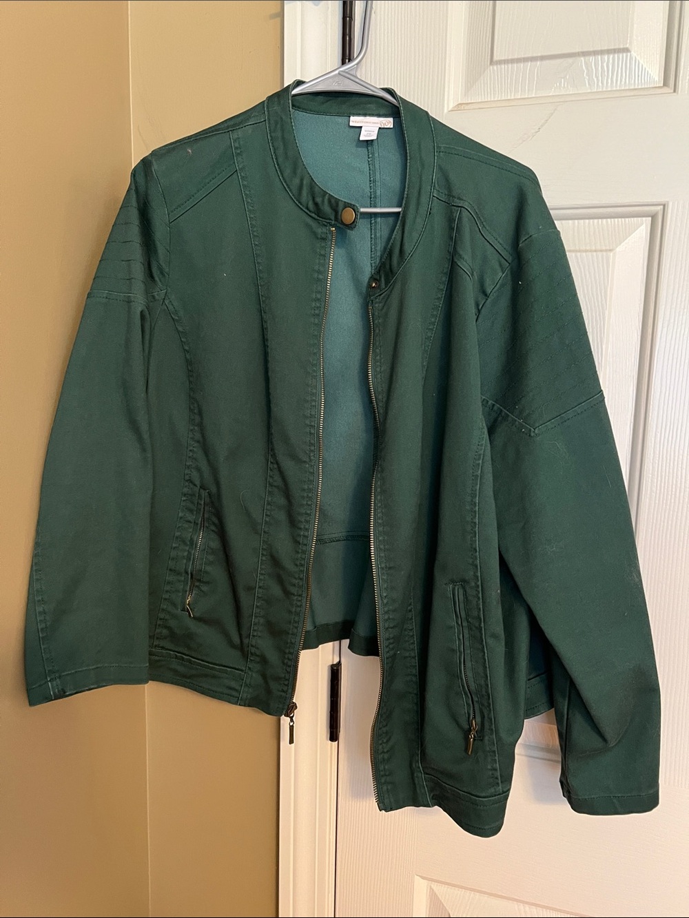 Westport Forest Green Utility Zip Jacket